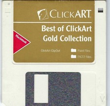 ITHistory SOFTWARE APPLE  (1991)  Best Of CLICK ART Gold Collection  3.5