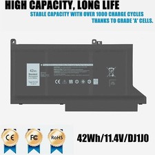 2PCS*DJ1J0 BATTERY FOR DELL Latitude 12 7280 7290 13 7380 7390 14 7480 7490 US picture
