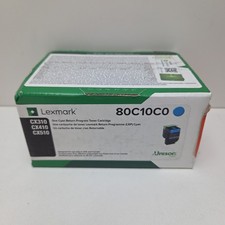 NEW - LEXMARK 80C10C0 CYAN TONER - for CX310 CX410 CX510 Sealed Box picture