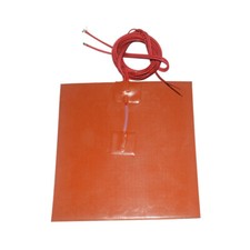 Silicone heating pad heater 120mmx120mm for 3d printer part heat bed picture