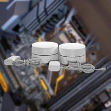 2x Google Nest Wifi Pro Points GA05309-US WiFi 6E Mesh Extenders TESTED picture