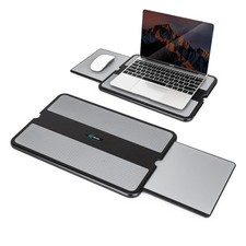 Laptop Lap Pad - Laptop Stand Pad w Retractable Pad Tray, Anti-Slip Heat Shie... picture