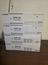 Genuine Canon GPR-38 Black Toner Cartridge 3766B003 Lot of 4 - Brand New picture