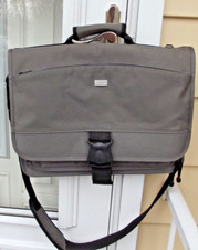 U.S. LUGGAGE NY  Briefcase Laptop Multi Documents File Organizer Nylon 17x12x5 picture