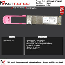 Intel SPTSMP3CLCK9 200G-FR4 3km 1311nm Optical Transceiver picture