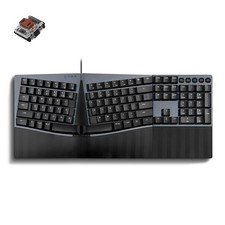 Perixx PERIBOARD-535BR Wired Ergonomic Mechanical Keyboard, Full-Size Tactile picture