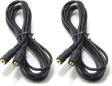 (2) Pack 15ft 3.5mm 1/8