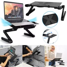 Foldable 360° Adjustable Laptop Table Stand Lap Sofa Bed Tray PC Notebook Desk picture