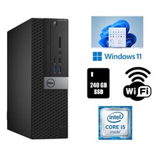 Dell OptiPlex 3040 Core i5 Desktop Computer 16GB RAM 240GB SSD Wi-Fi Windows 11 picture