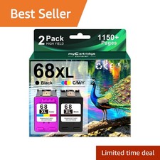 myCartridge SUPRINT 68XL Ink Cartridges Black and Color 2 Pack picture