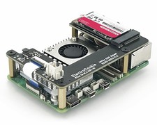 ElectroCookie PCIe to M.2 NVMe SSD HAT Board for Raspberry Pi 5 – Black picture