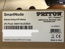 NEW PATTON 4114/JO/EUI SMARTNODE MULTI-PORT ANALOG VOIP MEDIA GATEWAY picture