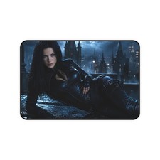 Selene Gothic Desk Mat, Dark Fantasy Mouse Pad for Home Office picture