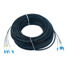 50M Field Outdoor Fiber Cable LC-LC 4 Strand 9/125 SingleMode Fiber Patch Cord picture