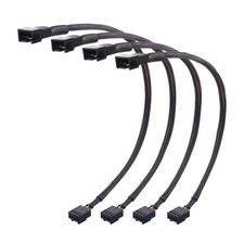 4 Pin PC Fan Extension Cable Cable Matters 4-Pack 12 Inch picture