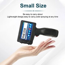 Phezer P17 Handheld Inkjet Printer 12.7mm Portable Label Coder 28 Languages picture