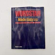 WordStar Made Easy 2nd Edition Walter Ettlin Osborne McGraw-Hill 1982 picture