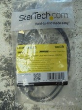 StarTech.com 3' Black Slim High Speed HDMI Cable w Ethernet Mini M/M HDMIACMM3S  picture