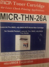 MicroMICR Toner Cartridge For Hp 26A [cf226a] Black.  picture