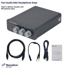 Fosi Audio K5 PRO Stereo DAC Headphone Amp External USB Sound Card f/PC -new picture