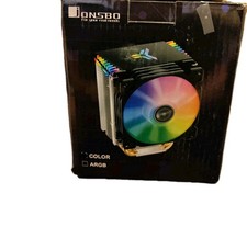 Jonsbo CR1400 RGB CPU Air Cooler 4 Heat-Pipes 92mm PWM AMD Black picture
