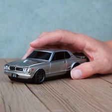 Nissan Skyline 2000 GT-R Hakosuka Wireless Bluetooth Mouse Silver JDM NEW picture