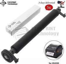 ✅ 5x P1080383-413 Transfer Platen Roller for Zebra ZD420D ZD620D Printer Gear ✅ picture