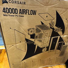 Corsair 4000D AIRFLOW ATX Mid-Tower PC Case Black w/ USB Audio Ports picture