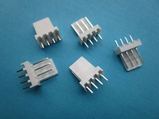 100 pcs 2510 Pitch 2.54mm 4 Pin Male Plug Connector Straight pin New picture
