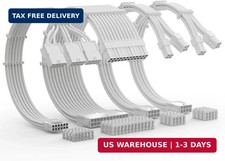 12VHPWR Cable Extension Kit, 16AWG Pcie 5.0 PSU Cable Extension Kit Soft Braided picture