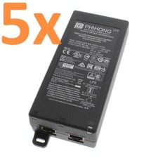 Lot of 5 - Phihong Cisco Gigabit POE Injector 30W POE29U-1AT(PL) Power Supply picture