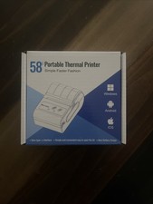 58mm mini Bluetooth wireless mobile printer thermal Receipt printe picture