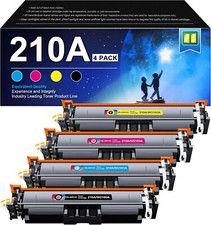 210A 210X Toner Cartridges 4 Pack | Replacement for HP 210A 210X Compatible picture