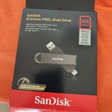 SANDISK 256GB Extreme PRO Dual Drive - Up to 1,000MB/s, USB Type-C, and USB picture
