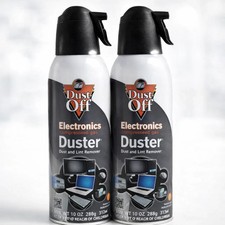 Dust-Off Electronics Compressed Air Duster 10 oz Cans – 2 Pack picture