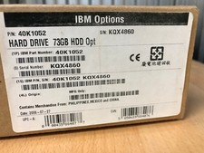 IBM exp 73gb 10k hot swap sas hard drive ibm pn: 40k1052 picture