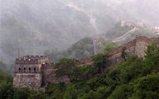 Landscape china great wall of architecture fort old Custom Gaming Mat Desk picture