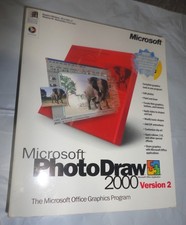 MICROSOFT PHOTODRAW 2000 VERSION 2.0 V2 - Open .MIX Files Graphics~NEW & SEALED picture