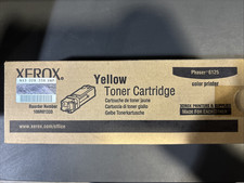 Xerox 106R01333 Phaser 6125 Yellow Toner Cartridge New Sealed Genuine picture