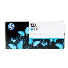Genuine HP 746 Cyan 300ml Ink Cartridge P2V80A DesignJet Z6 Z9 Printers picture
