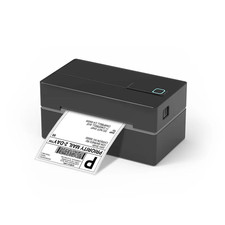 Thermal Label Printer Portable No Ink Required 203DPI 4X6 for Small Business Blu picture