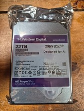 WD 22TB 7200RPM 512MB Cache Internal Hard Drive HDD WD221PURP SATA picture