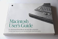 1992 Apple Macintosh Powerbook 160 180 User Owner Guide Manual book 030-2674-B picture
