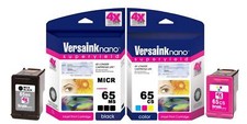 -N Ano Cartucho De Tinta Negro Hp 65 Ms Micr Para Impresion De Cheques Y Cart... picture