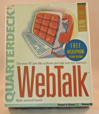 WebTalk v1.0 For Windows 3.1 and 95 (1995) - Quarterdeck Corp - Factory Sealed picture