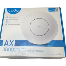 Cudy AX3000 Wi-Fi 6 Ceiling/Wall Access Point with 2.5G Port RJ45 - New Open Box picture
