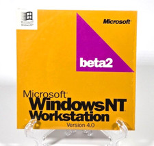 ULTRA RARE Sealed Microsoft Windows NT Workstation Beta 1996 CD Disc 28 yrs Old picture
