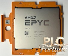 Used AMD EPYC 9124 100-000000802 16C 3.0GHz 64MB SP5 200W CPU Processor Unlocked picture