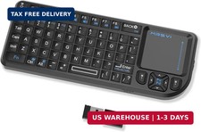 Mini Keyboard with touchpad, mini Bluetooth Keyboard, 2.4G Ultra-Thin Handheld W picture