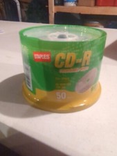 Staples CD-R Recordable 50 Discs 80 Min 700MB Capacity 52X Speed New Sealed picture